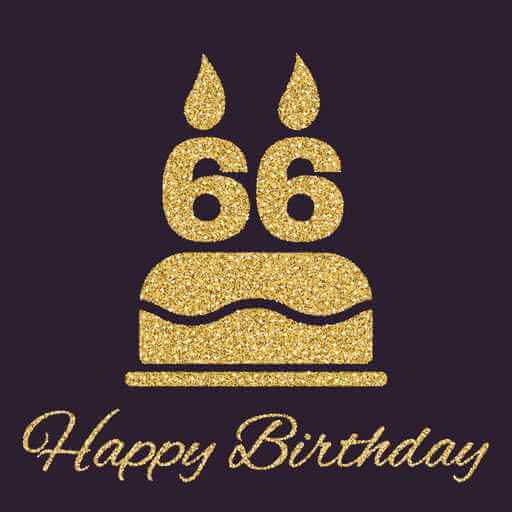 The Birthday Cake With Candles In The Form Of Number Icon Bi