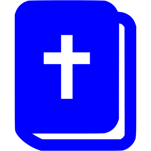 Blue Holy Bible Icon