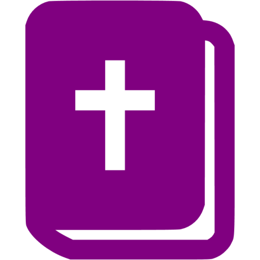 Purple Holy Bible Icon