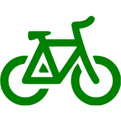 Green Bicycle Icon
