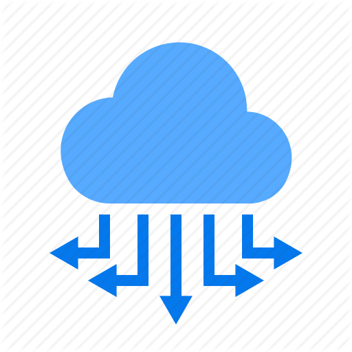 Big Data, Cloud, Sharing, Traffic Icon