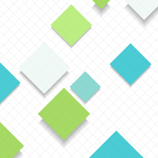 Big Icon Flying Squares