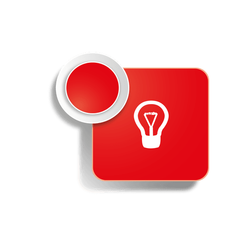 Idea Icon Square Sticker