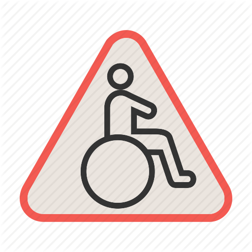 Disability, Disabled, Handicapped, Sign, Traffic, Wheelchair Icon
