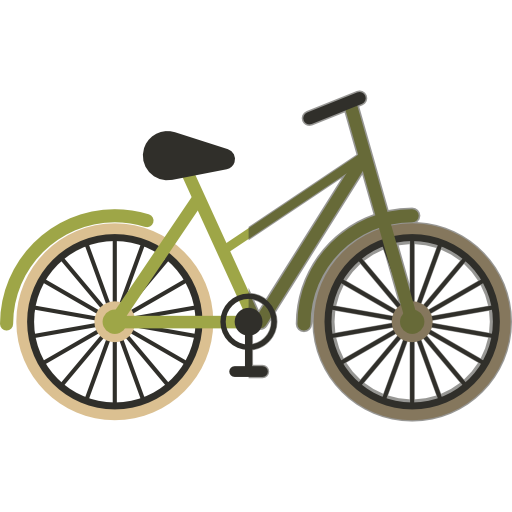 Bicycle, Transport, Exercise Icon
