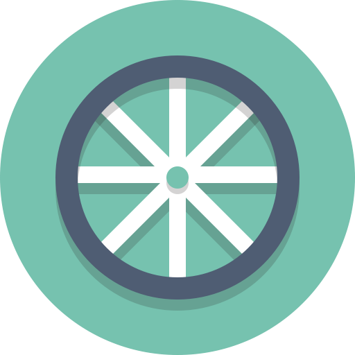 Wheel, Bike Wheel Icon