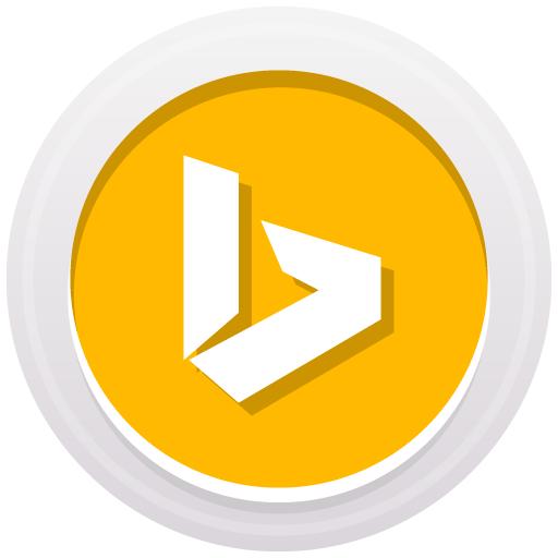 Bing Icon Free Of Round High Quality Social Media Icons