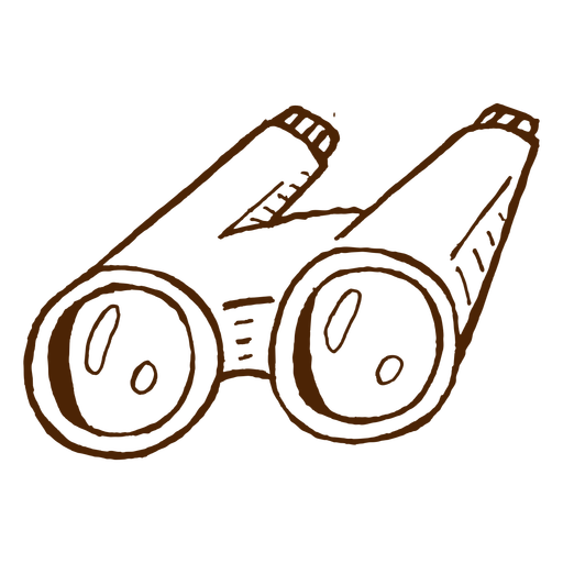 Hand Drawn Binoculars Icon