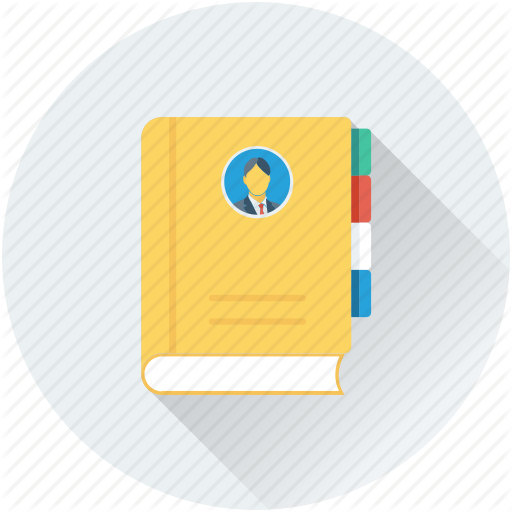 Account Book, Address Book, Biography, Contacts, Phone Directory Icon