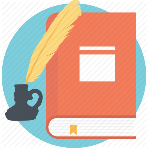 Bibliography, Biography, History Book, Literature, Vintage Book Icon