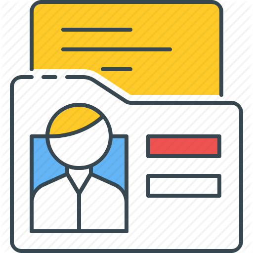 Bio, Biography, File, Folder, Information, Profile, Student Icon