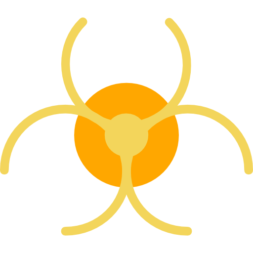 Biohazard Icon Science Smashicons