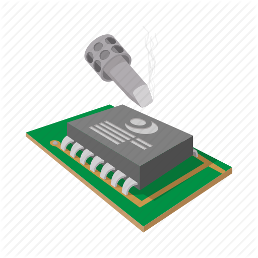 Cartoon, Computer, Equipment, Repair, Service, Technology, Tool Icon