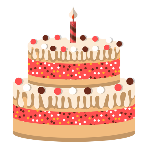 Two Floors Birthday Cake Icon