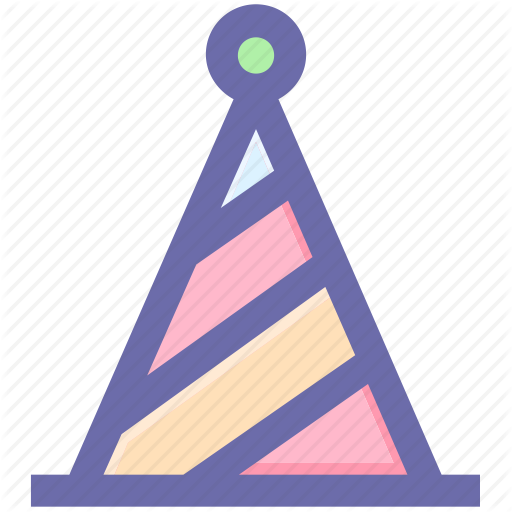 Birthday, Cap, Cone Hat, Decoration, Hat, Party Hat Icon