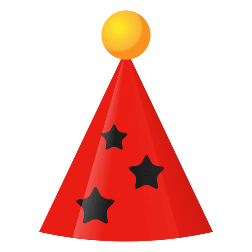 Red Birthday Hat Icon