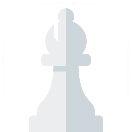 Iconexperience G Collection Chess Piece Bishop White Icon