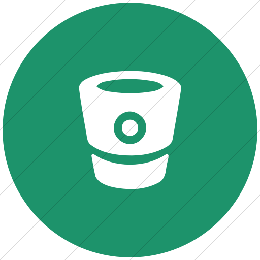 Flat Circle White On Aqua Bootstrap Font Awesome Brands