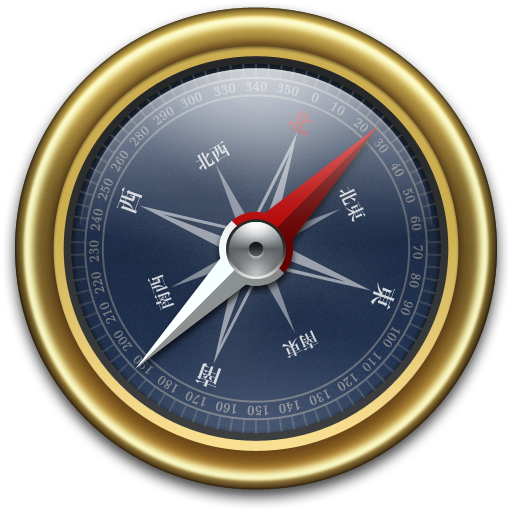 Compass Gold Blue Icon Compass Iconset Mcdo Design