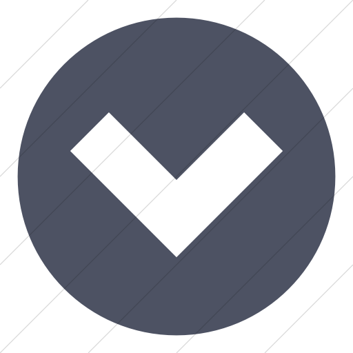 Simple Blue Gray Raphael Arrow Down Circle Icon