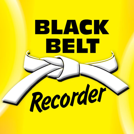 Black Belt Recorder White
