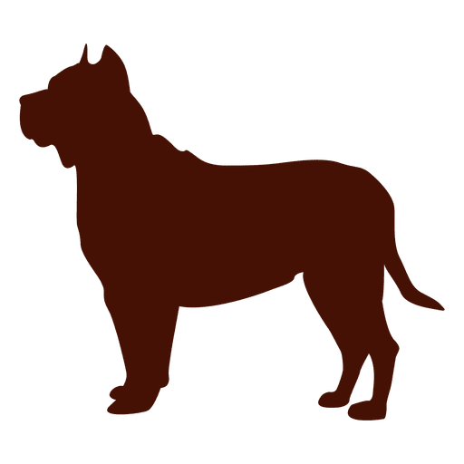 Pitbull Dog Silhouette
