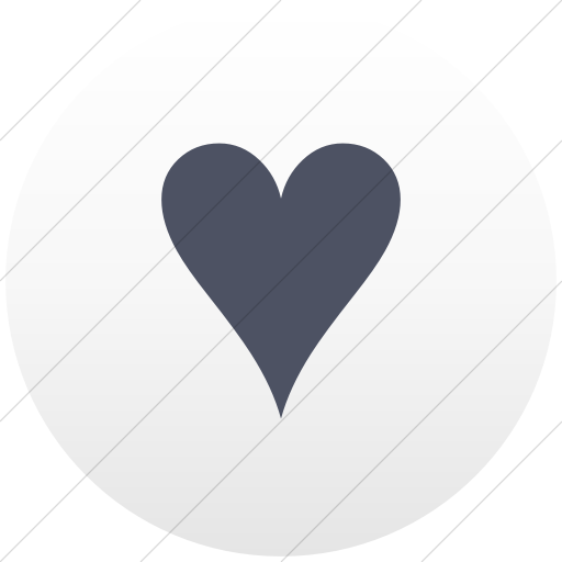 Flat Circle Blue Gray On White Gradient Classica Black