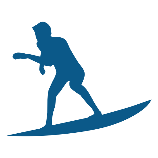 Men Surfer Black Icon