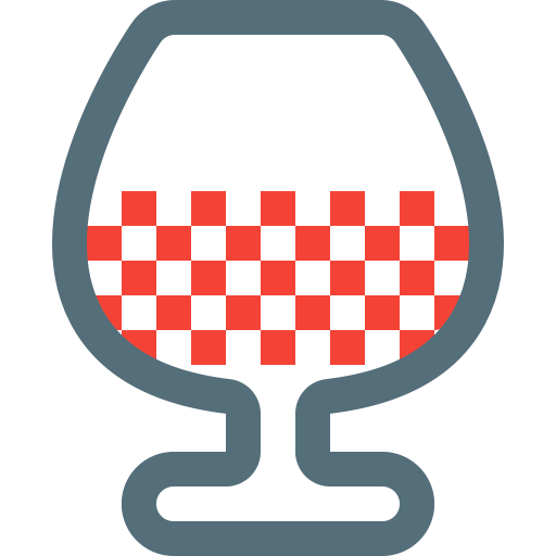 Mixed Wine Black Icon