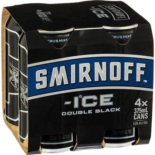 Smirnoff Ice Double Black Can