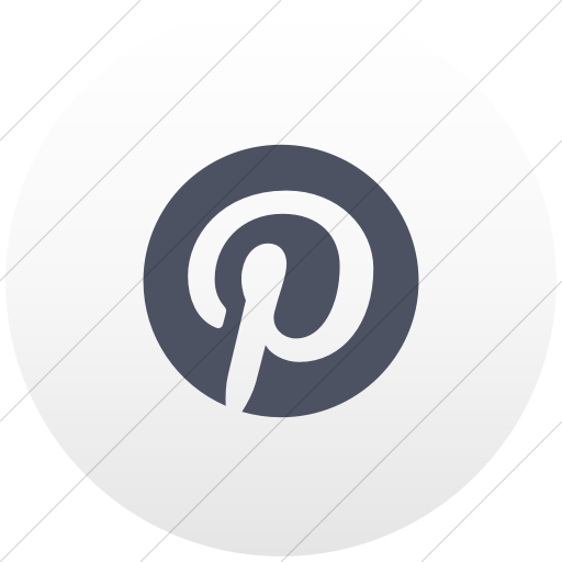 Flat Circle Blue Gray On White Gradient Social Media