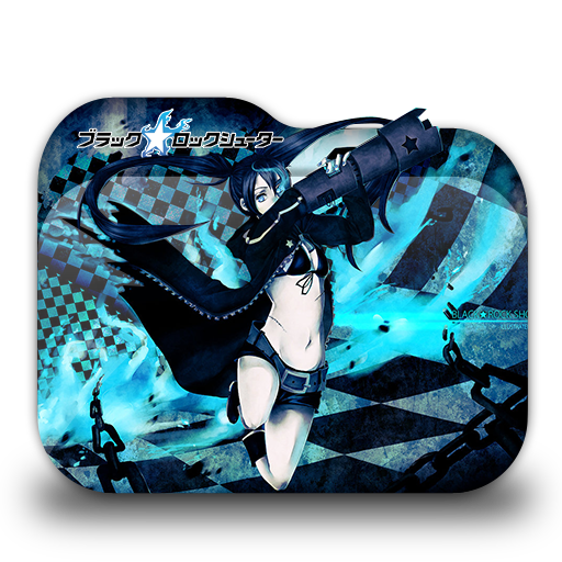 Black Rock Shooter Folder Icon