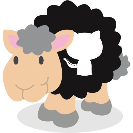 Social Media Sheep Black Icon