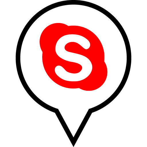 Skype Free Red Black Filled Social Media Pn Designed