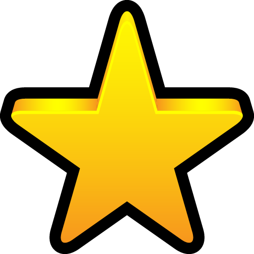 Star Glyph Black Icon