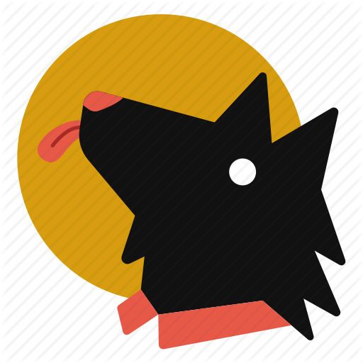 Cartoon, Cute, Halloween, Horror, Werewolf, Wolf Icon