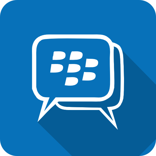 Blackberry, Mesenger Icon Free Of Social Media Chamfered Corne