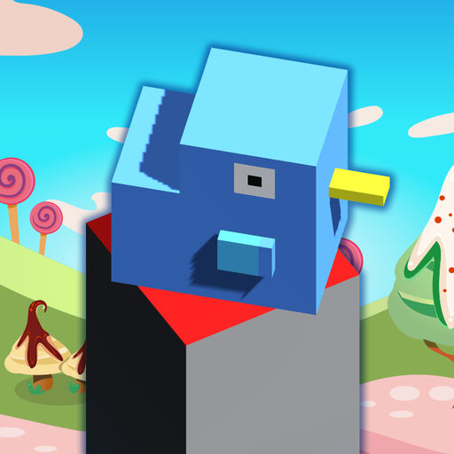 Cube Jump Blade Runner Fall Down Games