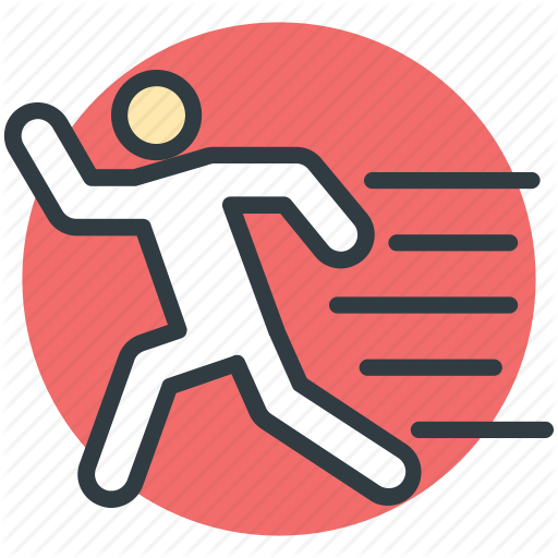 Jogger, Man Running, Racer, Runner, Sportsman Icon