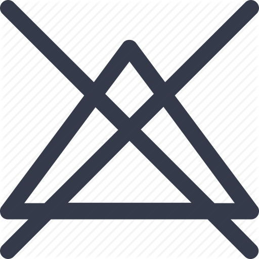 Bleach, Care, Clothing, Do Not, Laundry Icon Icon