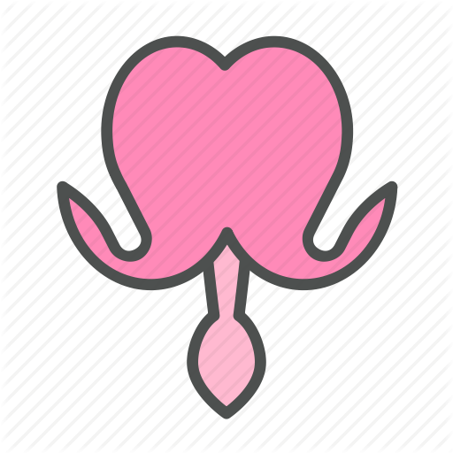 Bleeding, Blossom, Flower, Heart, Nature, Spring Icon