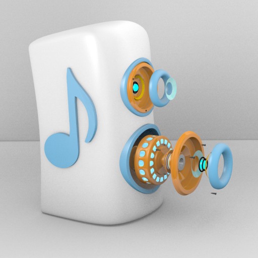 Speaker Deconstruction Iconwallpaper Blend Swap