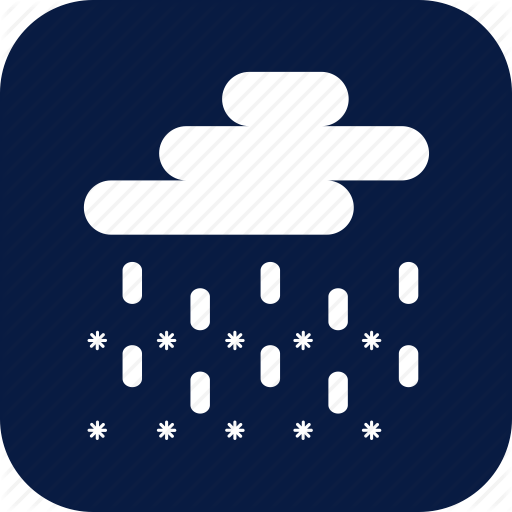 Blizzard, Night, Rain, Sleet, Snow, Snow And Rain, Weather Icon