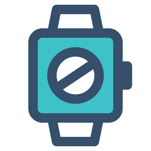 Smart, Watch, Banned, Block Icon Free Of Smart Watch
