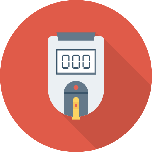 Sugar Blood Level Icon Medical Dinosoftlabs
