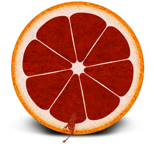 Blood, Orange Icon