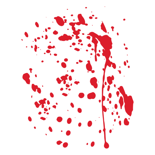 Red Blood Splatter