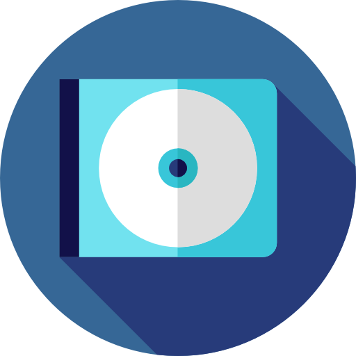 Compact Disc, Dvd, Bluray Icon