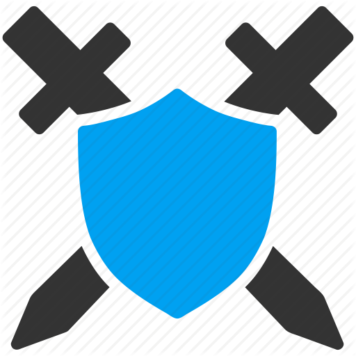 Military, Password, Safe, Safety, Security, Shield, Sword Icon