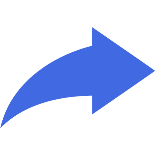 Blue Arrow Icon Png Flat Images